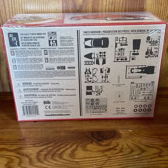 Coca Cola 1941 Plymouth Coupe AMT1197M Plastics Car/Truck 1/25 - Picture 3 of 3